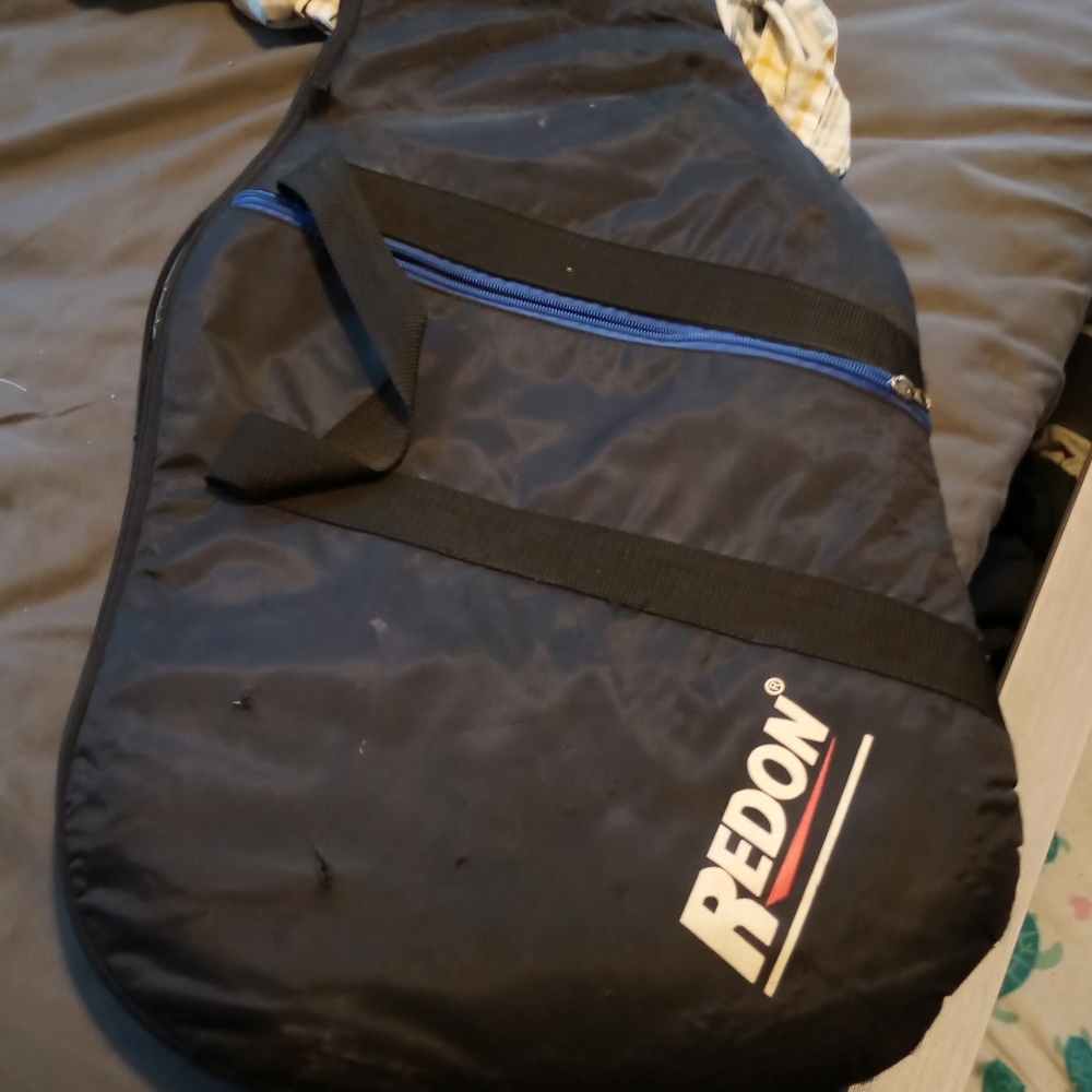 Re/Done Black and Blue Guitar Bag